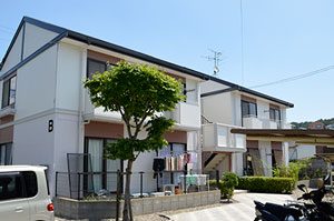 アパートやビルの外壁塗装の色彩計画
